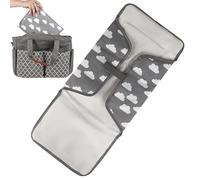 Générique Matelas à Langer de Voyage | Matelas à Langer Portable avec Oreiller intégré pour bébé | à Pliable et imperméable pour Nouveau-né Fille et garçon