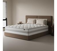 Générique Matelas à Ressorts ensachés 7 Zones 160x200 cm - Matelas Confort à 10 Couches, utilisable des Deux côtés, Adaptation Ergonomique au Corps, certifié Oeko-TEX