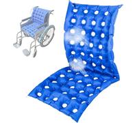 Générique Matelas Anti-Escarre et Coussin pour Ulcère de Pression - Coussin à Pression Alternée avec Pompe à Air, Imperméable pour Personnes Âgées Alitées et à Mobilité Réduite