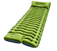 Générique Matelas de Camping Gonflable ultraléger - Pompe à Pied intégrée, Oreiller et Conception compacte for Le Camping et la randonnée(Green)