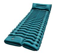 Générique Matelas de Camping Gonflable ultraléger - Pompe à Pied intégrée, Oreiller et Conception compacte for Le Camping et la randonnée(Dark Green)