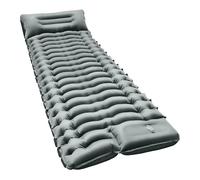 Générique Matelas de Camping Gonflable ultraléger - Pompe à Pied intégrée, Oreiller et Conception compacte for Le Camping et la randonnée(Gray)