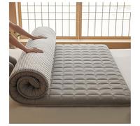 Générique Matelas de Couchage pour Plancher Matelas Futon Matelas de Sol Japonais Tapis de Sol pour Adultes Coussin de Camping Portable pour Camping, Dortoir, Lit d'amis(Light Gray,90x200cm)