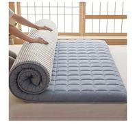 Générique Matelas de Couchage pour Plancher Matelas Futon Matelas de Sol Japonais Tapis de Sol pour Adultes Coussin de Camping Portable pour Camping, Dortoir, Lit d'amis(Blue,90x200cm)