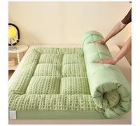 Générique Matelas De Sol Futon Japonais, Épais, Pliable, Enroulable Et Portable, Adapté Au Camping, Chambre d'amis, Voyage(Green,160x200cm)