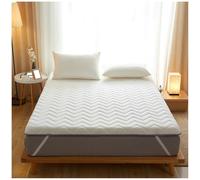Générique Matelas De Sol Japonais Épais, Matelas Futon Épais, Coussin De Couchage Pliable Enroulable, Idéal for Le Confort Et Le Soutien for La Chambre À Coucher, La Chambre d'amis(White,135x200cm)