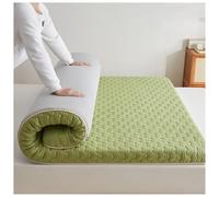 Générique Matelas de Sol Japonais épais, Matelas futon épais, Pliable, Portable, Tatami Enroulable for Chambre à Coucher, Chambre d'amis, Camping et Utilisation Quotidienne(Green,120x190cm)