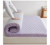 Générique Matelas de Sol Japonais épais, Matelas futon épais, Pliable, Portable, Tatami Enroulable for Chambre à Coucher, Chambre d'amis, Camping et Utilisation Quotidienne(Purple,120x190cm)