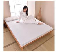 Générique Matelas De Sol Japonais Épais, Matelas Futon Pliable avec Housse Amovible Et Lavable, Matelas De Couchage Enroulable, for Chambre À Coucher, Chambre d'amis, Camping(White,120x190cm)