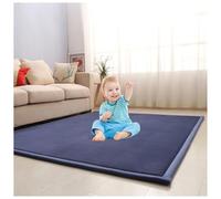 Générique Matelas De Sol Japonais Épais, Matelas Futon Pliable Enroulable, Tatami, for Chambre À Coucher, Chambre d'amis, Camping Et Usage Quotidien(Dark Blue,100x200cm)