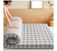 Générique Matelas De Sol Japonais Épais, Matelas Futon Pliable Et Portable, Tatami Enroulable for Chambre, Dortoir, Soirées Pyjama Et Dormeur Solo(Brown,150x200cm)