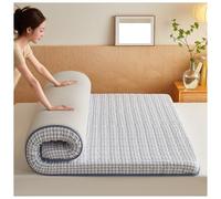 Générique Matelas De Sol Japonais Épais, Matelas Futon Pliable Et Portable, Tatami Enroulable for Chambre, Dortoir, Soirées Pyjama Et Dormeur Solo(Blue,180x200cm)