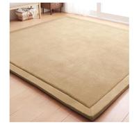 Générique Matelas De Sol Japonais Épais, Mousse Haute Densité, Matelas Futon Pliable Enroulable, Tatami, Idéal for Le Confort Et Le Soutien(Camel,200x220cm)