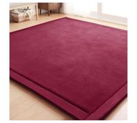 Générique Matelas De Sol Japonais Épais, Mousse Haute Densité, Matelas Futon Pliable Enroulable, Tatami, Idéal for Le Confort Et Le Soutien(Red,200x300cm)