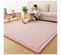 Générique Matelas De Sol Japonais Épais, Mousse Haute Densité, Matelas Futon Pliable Enroulable, Tatami for Chambre d'amis, Chambre À Coucher, Camping-Car(Pink,180x200cm)