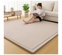 Générique Matelas De Sol Japonais Épais, Mousse Haute Densité, Matelas Futon Pliable Enroulable, Tatami for Chambre d'amis, Chambre À Coucher, Camping-Car(Brown,200x280cm)
