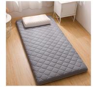 Générique Matelas De Sol Japonais Épais, Mousse Haute Densité, Matelas Futon Pliable, Tatami, Lit De Sol Enroulable for Chambre d'amis, Chambre À Coucher, Camping-Car(Gray,80x190cm)