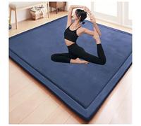 Générique Matelas De Sol Japonais Épais, Taille Simple/Double/Queen, Tapis De Couchage Pliable, Tapis De Camping Portable, Canapé-lit, Tatami, for La Maison Et Les Voyages(Dark Blue,200x300cm)