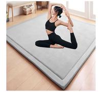 Générique Matelas De Sol Japonais Épais, Taille Simple/Double/Queen, Tapis De Couchage Pliable, Tapis De Camping Portable, Canapé-lit, Tatami, for La Maison Et Les Voyages(Light Grey,100x200cm)