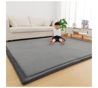 Générique Matelas De Sol Japonais Épais, Taille Simple/Double/Queen, Tapis De Couchage Pliable, Tapis De Camping Portable, Canapé-lit, Tatami, for La Maison Et Les Voyages(Dark Grey,200x240cm)
