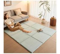 Générique Matelas De Sol Japonais Futon, Tapis De Tatami Épais, Tapis De Couchage Pliable, Tapis Enroulable, Tapis De Sol for Dortoir(Green,65x195cm)
