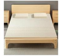 Générique Matelas de Sol Pliable Enroulable, Respirant, 100% Latex Naturel, fermeté Moyenne (1/2/3/4 Pouce), soulagement des Points de Pression et des douleurs dorsales, Housse Amovible, 160 x 220 cm