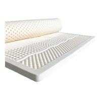 Générique Matelas de Sol Pliable Enroulable, sommier Respirant, 100% Latex Naturel, Doux, Confortable et Respirant, Structure alvéolée, 5 cm d'épaisseur, 180 x 210 cm, indéformable et résistant à la