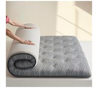 Générique Matelas Futon De Sol Japonais, Matelas De Couchage Tatami Épais De 8 Cm, Matelas Futon Doux, Matelas Enroulable Portable, Coussin Pliant for La Maison, Le Camping, Le Canapé(Gray,90x190cm)