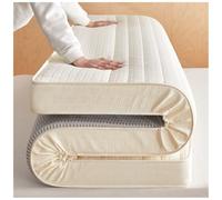 Générique Matelas Futon De Sol Japonais, Matelas De Couchage Tatami Épais De 8 Cm, Tapis Pliable Et Portable Enroulable, for Soirées Pyjama, Invités, Salon/Chambre À Coucher(White,200x220cm)