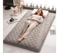 Générique Matelas Futon Japonais en Coton, Tapis Tatami Pliable | Matelas De Sol Japonais, Tapis De Couchage Enroulable Doux Et Respirant, Antidérapant Pour Chambres D'amis,Au Sol