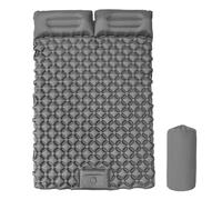 Générique Matelas Gonflable Camping, Tapis de Sommeil Gonflable Deux Places pour Camping, Équipement de Tente Pliable et Portable pour Randonnée Pique-Nique Pêche