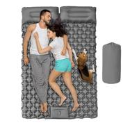 Générique Matelas Gonflable de Voyage - Tapis de Sommeil Imperméable pour 2 Personnes - Matelas Portable et Pliant pour Randonnée Pêche Parc et Activités Extérieures