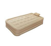 Générique Matelas Gonflable Une Personne - Flocage | Lit D'Appoint avec Pompe Intégrée | Tapis De Sommeil Pliable | Couchette De Camping pour Maison Voyage Et Tentes Extérieures