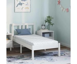 Générique Matelas Mousse Coco 60x120 cm Tissu Jacquard Blanc Confort Moyennement Ferme Design Moderne