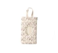 Générique Matelassé Couche Wipe Pochette Portable Maman Sac Rechargeable Floral Bébé Lingette Titulaire Pour Voyage Poussette Quotidien Casual