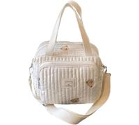Générique Maternity Bag, Quilted Handbag, Large Capacity Cotton Shoulder Bag, Baby Changing Bag, Mama Toiletry Luggage, Travel Handbag