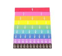 Générique Math Fraction Strips, Fraction Tiles, Visual Segment Display, EVA Construction, Colorful Learning Tools for Kids Boys Girls Classroom Homeschool Practice, 8.07x0.98x0.2 inches