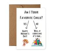 Générique Matriarch Note - Sarcastic Comedy Stationary, Standard Fold with Envelope, Premium Cardstock Paper, High Gloss Print Finish, Witty Keepsake for Family Brunches and Sunday Luncheons