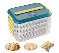 Générique Meat Fridge Storage Containers - 3 Layer Boxes With Lids - Suitable - Tray Fridge Food Holder Refrigerator Stackable CaseFood Storage Box Airtight For Storages Of Snacks Vegetables Fruits