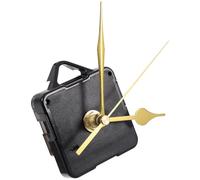 Générique Mécanisme Horloge Murale Quartz Silencieux Doré avec Aiguilles Kit Réparation DIY pour Pendule Précise sans Batterie