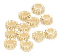 Générique Mécanismes D'accordage Remplace les Anciens en Métal Or Folk 12pcs Trou Hexagonal, Rapport 1:14 Solide et Résistants pour Guitare Acoustique