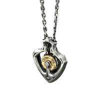 Générique Mechanical Gear Pendant Necklace, 3.6x2.8cm Rotating Celtic Pendantt Necklaces - Delightful Present Retro Celtic Pendants Necklace, Trendy Mens Pendant Jewelry For Vintage Lovers