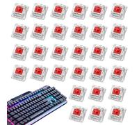 Générique Mechanical Keyboard Replacement, Cross Shaft Axis Set, Adroable Compact 30Pcs Mechanicals Key Switches, Hot Swappable Keyboard Accessories for Portable Custom Keyboards