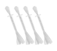 Générique Mèches en Coton pour Lampe à Huile 4 Pièces, Résistantes et Lumineuses, Accessoires DIY pour Lampes à Pétrole, pour Prières et Camping en Plein Air