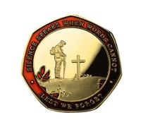 Générique Médaille Commémorative en Métal, Badge Commémoratif Brodé, Jouets De Collection pour Événements Spéciaux Cérémonies Anniversaires Célébrations