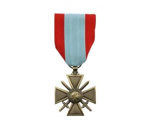 Générique Médaille Croix de Guerre Théatres D'Opérations Extérieures pendante Décoration Militaire TOE