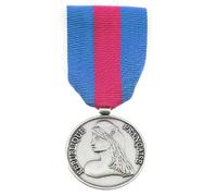 Générique Médaille des Réservistes Volontaires De la Défense et de la Sécurité Intérieure Ordre Argent RVDSI Ordonnance pendante Décoration Militaire
