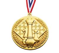 Générique Medals for Awards - Sports Achievement Medals | Gold Silver Bronze Finish with Ribbon, Sturdy Metal for Recognition, Prize Event Ceremonies Ribbon Included Easy Wearing 2.56x0.16 in