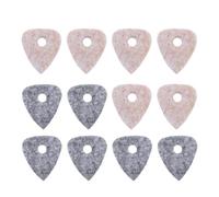 Générique Médiators de Guitare Accessoires Pratiques Faciles à Transporter Bords Nets 12 Pièces en Feutre Léger pour Guitares Folk et Électriques