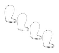 Générique Médiators en Métal Argenté pour Pouce et Index Set de 4 Ergonomiques et Flexibles Accessoires pour Guitare et Banjo en Performance Musicale